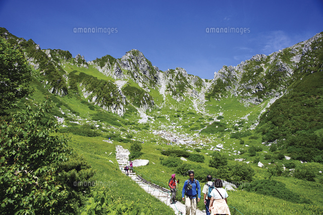 中央アルプス千畳敷カール の写真素材 イラスト素材 アマナイメージズ