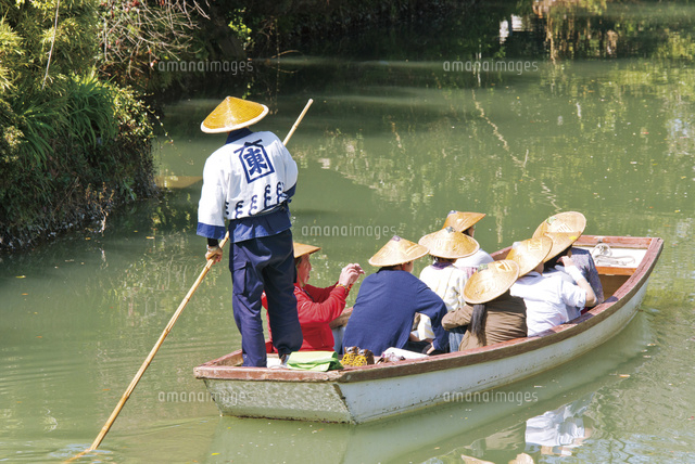 柳川船下り の写真素材 イラスト素材 アマナイメージズ