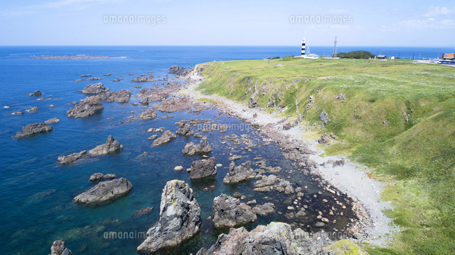 日本海を臨む男鹿半島の入道崎 の写真素材 イラスト素材 アマナイメージズ 日本海を臨む男鹿半島の入道崎 の写真素材 イラスト素材 アマナイメージズ
