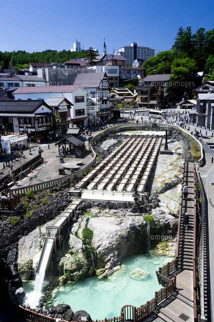 【中古】写真素材 創造素材 Zシリーズ (10) 温泉物語1 ds-68243 日本三名泉である草津温泉の中心に座す湯畑[10790017969]の写真