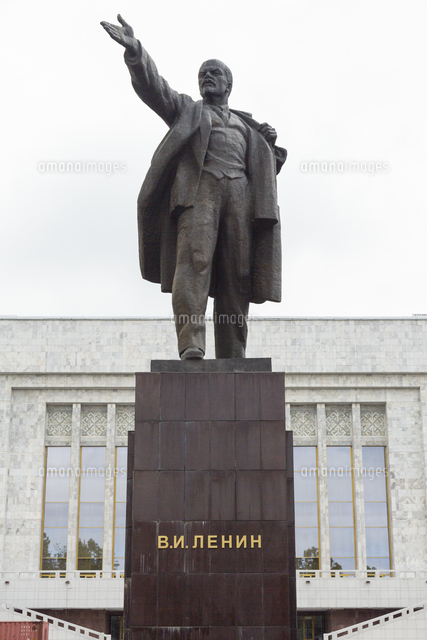 希少　レーニン像 モスクワ レーニン像の写真素材 [FYI00043566] | ストックフォトの