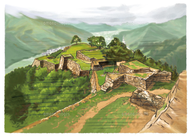 天空の城竹田城から見渡す絶景 の写真素材 イラスト素材 アマナイメージズ