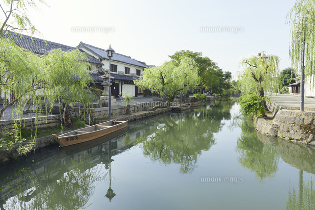 倉敷美観地区の街並み の写真素材 イラスト素材 アマナイメージズ 倉敷美観地区の街並み の写真素材 イラスト素材 アマナイメージズ