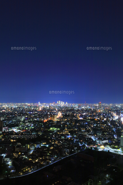 名古屋の街明かり 夜景 の写真素材 イラスト素材 アマナイメージズ