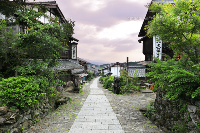 中山道 馬籠宿 の写真素材 イラスト素材 アマナイメージズ 中山道 馬籠宿 の写真素材 イラスト素材 アマナイメージズ