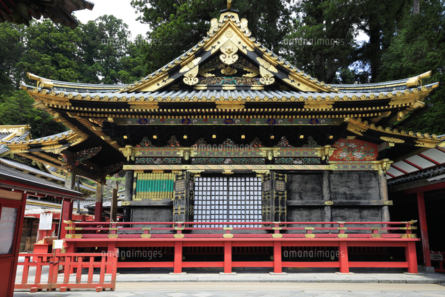 世界文化遺産 日光東照宮の祈祷殿[10816004407]の写真・イラスト素材
