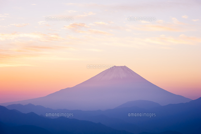 油絵朝の富士山（A4サイズ 原画）油彩画 絵画 風景画 富士山