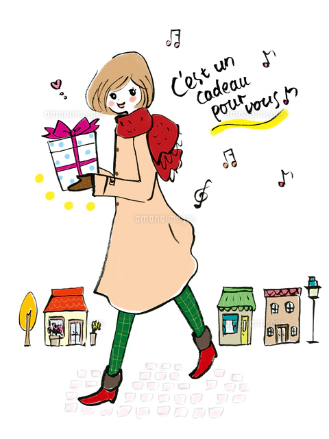 おしゃれ好きな女子学生たち の写真素材 イラスト素材 アマナイメージズ