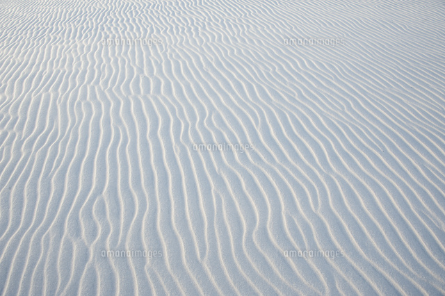 レンソイス砂漠の白砂の風紋 の写真素材 イラスト素材 アマナイメージズ
