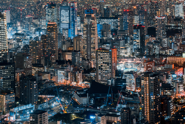 東京都心の夜景 の写真素材 イラスト素材 アマナイメージズ