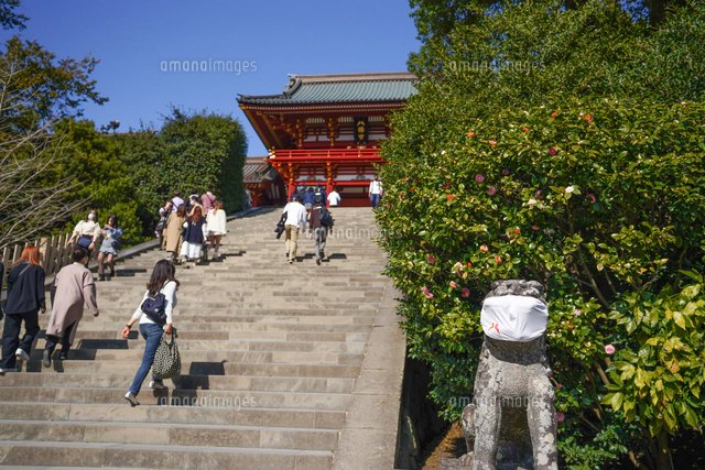 長谷寺の良縁地蔵 の写真素材 イラスト素材 アマナイメージズ