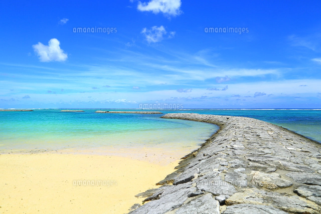 石垣島のマエサトビーチ[10922003103]の写真・イラスト素材｜アマナ