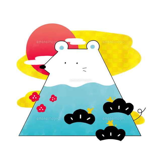 富士山のようなネズミ の写真素材 イラスト素材 アマナイメージズ