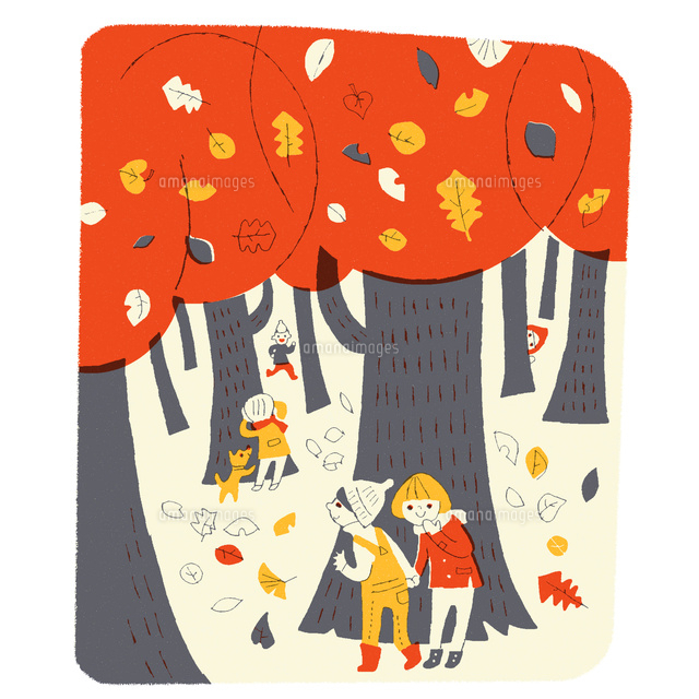 かくれんぼ の写真素材 イラスト素材 アマナイメージズ