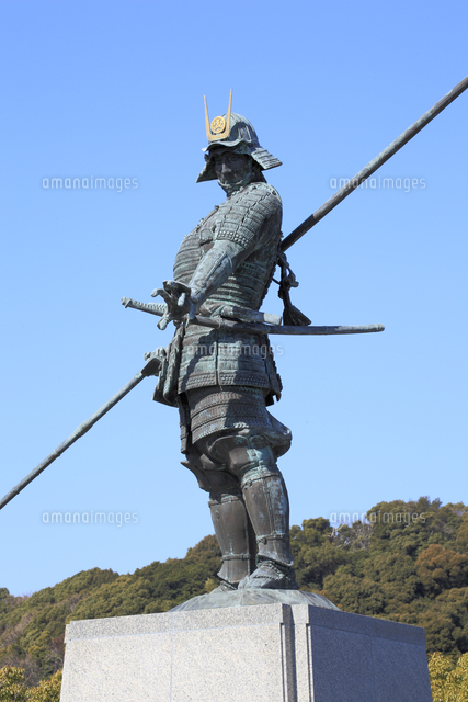 長宗我部元親公初陣之像[10972002902]の写真・イラスト素材｜アマナ
