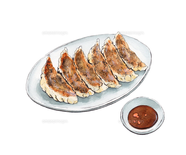 餃子のイラスト素材 アマナイメージズ