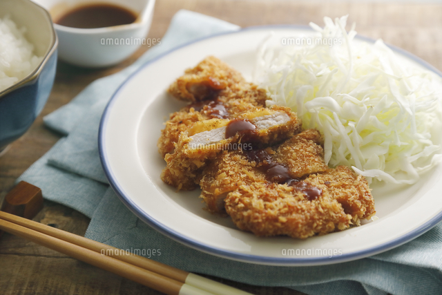 とんかつ の写真素材 イラスト素材 アマナイメージズ