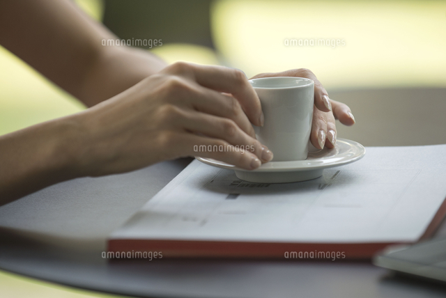 Coffee Break Agenda On Table の写真素材 イラスト素材 アマナイメージズ