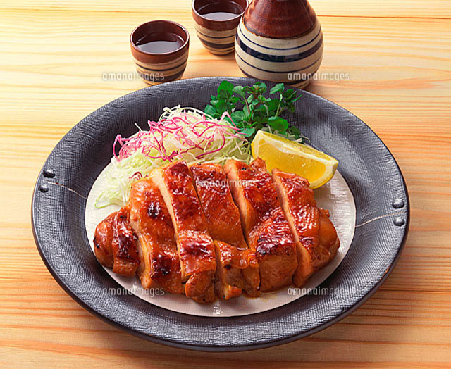 鶏の照り焼き の写真素材 イラスト素材 アマナイメージズ