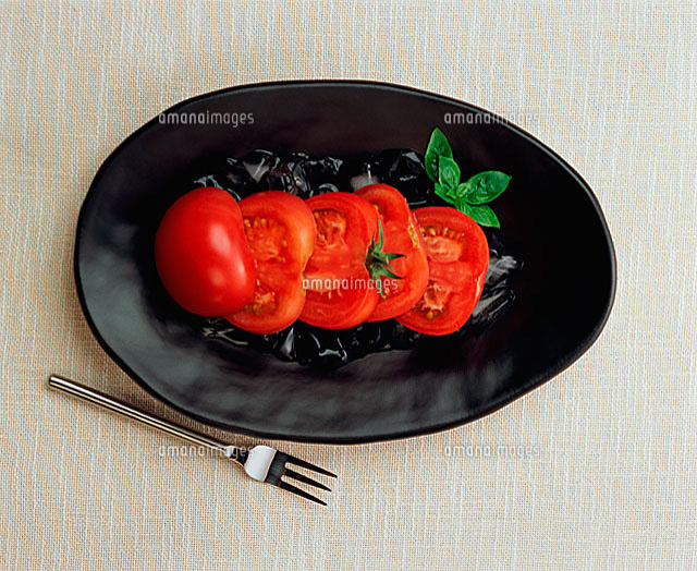 トマトスライス の写真素材 イラスト素材 アマナイメージズ