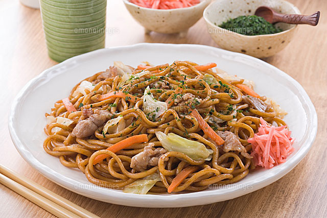 ソース焼そば の写真素材 イラスト素材 アマナイメージズ