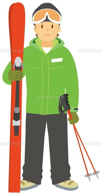 プロスキーヤー の写真素材 イラスト素材 アマナイメージズ