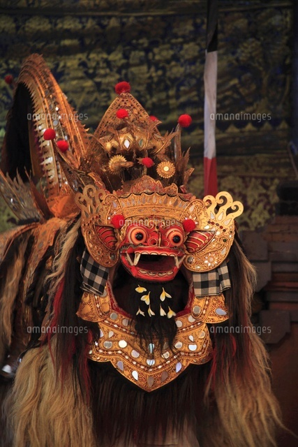 インドネシア・バリ島の絵画 バロン神 聖獣 疫病退散｜Yahoo