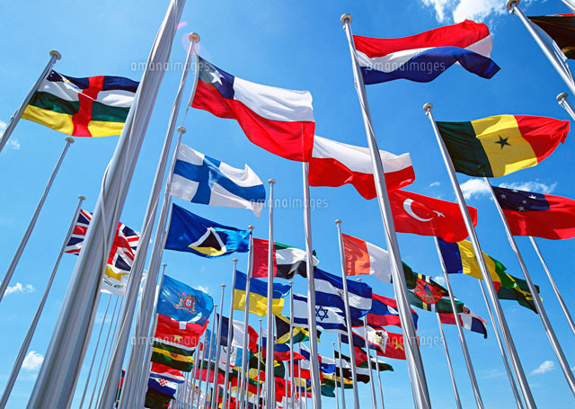 万国旗 の写真素材 イラスト素材 アマナイメージズ