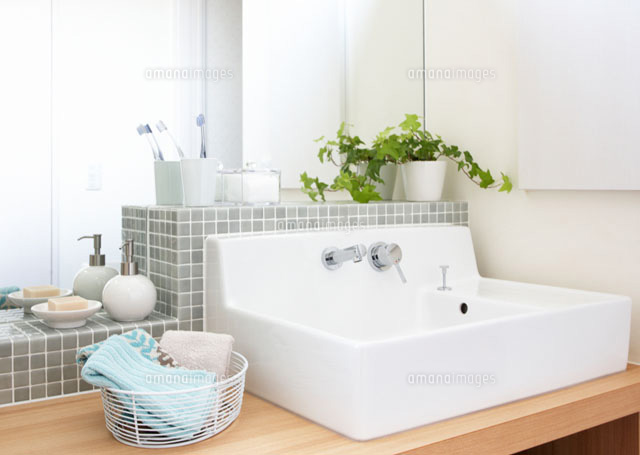 洗面所 の写真素材 イラスト素材 アマナイメージズ