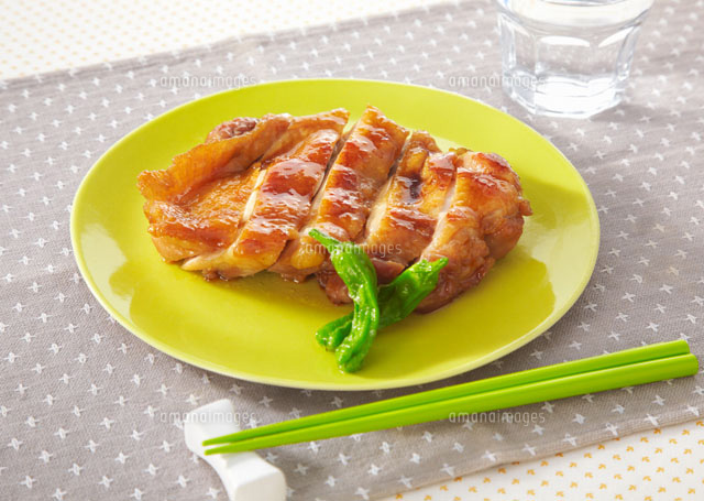 照り焼きチキン の写真素材 イラスト素材 アマナイメージズ