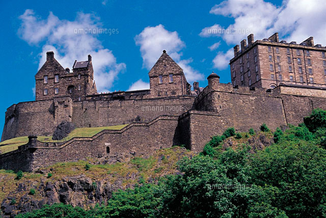 エジンバラ城 イギリス の写真素材 イラスト素材 アマナイメージズ