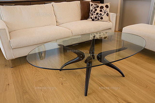 ソファとガラステーブル 値下げ※ 大理石模様 ガラステーブル ソファ