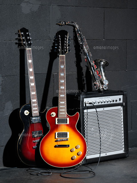 Musical Instruments And Amplifier の写真素材 イラスト素材 アマナイメージズ Musical Instruments And Amplifier の写真素材 イラスト素材 アマナイメージズ