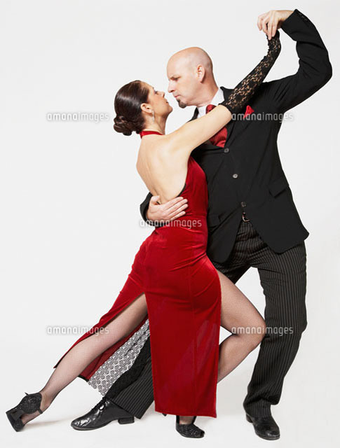 Couple Tango Dancing の写真素材 イラスト素材 アマナイメージズ