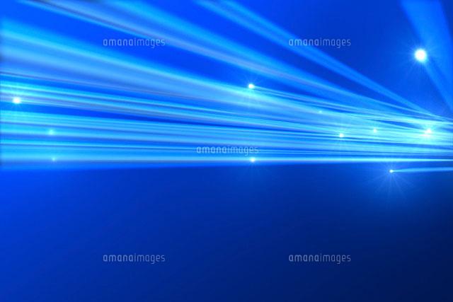 青い光線と光イメージ Cg の写真素材 イラスト素材 アマナイメージズ