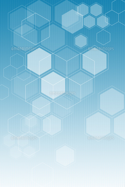 六角形と立方体 Cg の写真素材 イラスト素材 アマナイメージズ