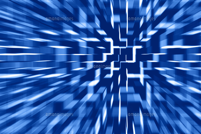 光る迷路状の線 Cg の写真素材 イラスト素材 アマナイメージズ