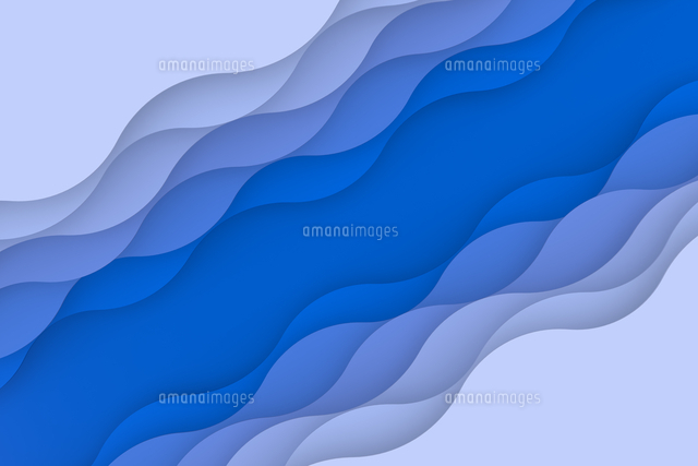 重なる曲線の波模様 Cg の写真素材 イラスト素材 アマナイメージズ