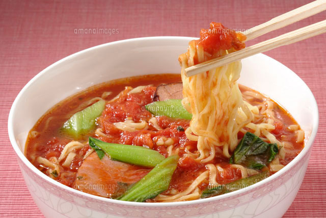 トマトラーメン の写真素材 イラスト素材 アマナイメージズ