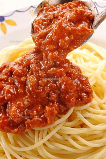 ミートソーススパゲティ の写真素材 イラスト素材 アマナイメージズ
