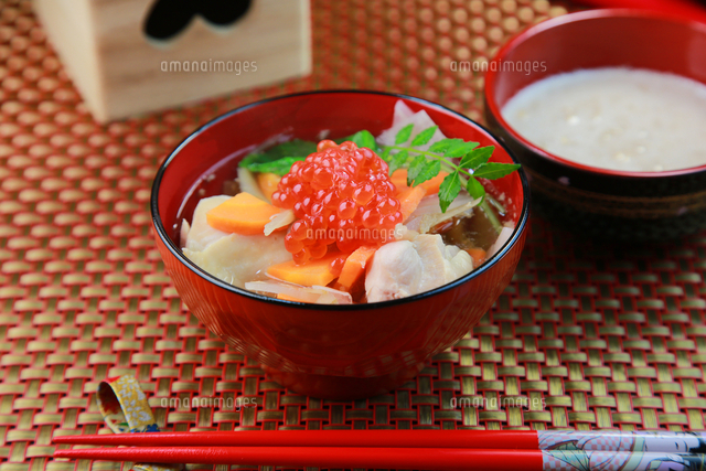 くるみ雑煮 の写真素材 イラスト素材 アマナイメージズ