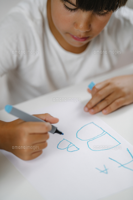 schooler Pre-schooler assessment[11068018397]の写真・イラスト素材｜アマナイメージズ