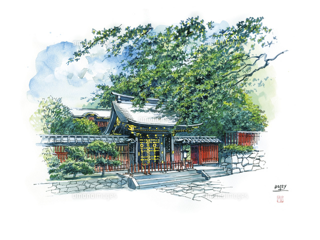 仙台城下町百景 瑞鳳殿 11070018962 の写真素材 イラスト素材 アマナイメージズ