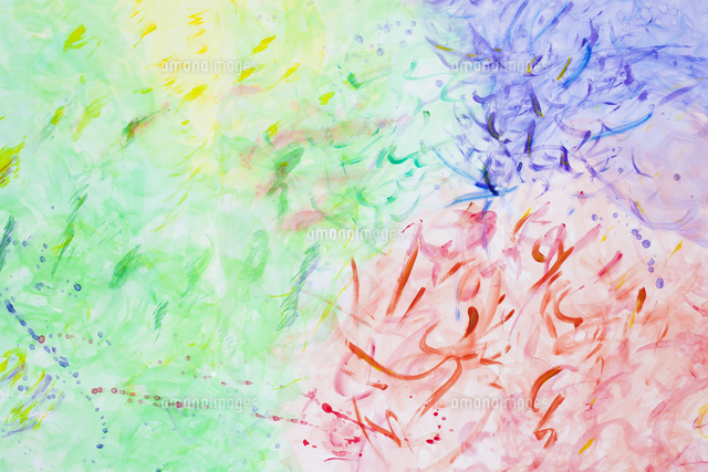 ペンキで描いた絵 の写真素材 イラスト素材 アマナイメージズ