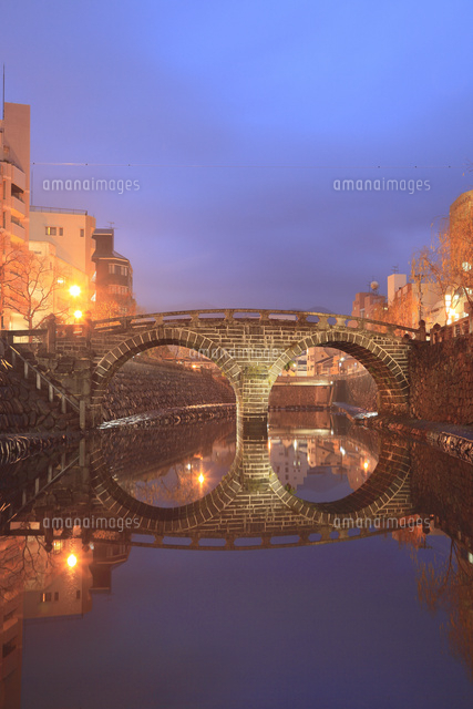 絵葉書 観光 長崎 昭和40年頃 8枚袋 夜景 眼鏡橋 祭り 大型 ２０x２０cmの絵葉書 日本製