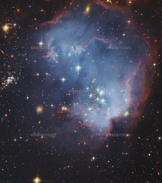 NGC 602, starforming complex in the Small Magellanic Cloud