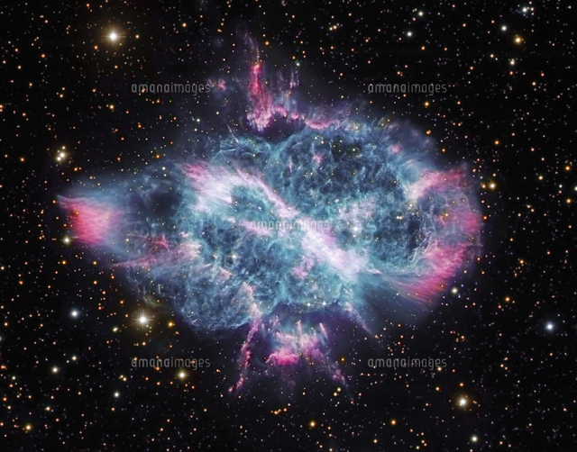 NGC 5189, Planetary Nebula in Musca.[11079024302]の写真・イラスト