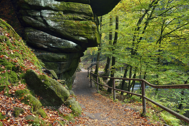Czechia, Bohemian Switzerland, Ticha Souteska, hiking trail[11094059753 ...