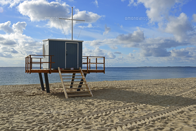 Life Guard Stand At The Main Beach Of H rnum Sylt North 11102007102 