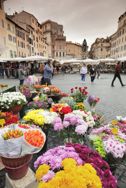 Market Square Rome Market on Campo de Fiori Square, Rome, Lazio, Italy, Europe[11104032975 ...